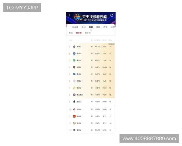 苏超联赛积分榜最新形势分析聚焦冠军争夺与保级走势